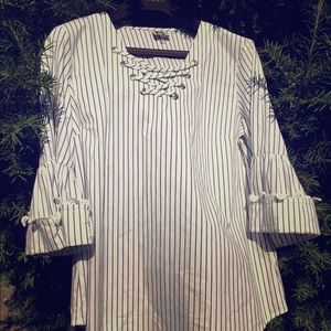 Anne Klein striped top